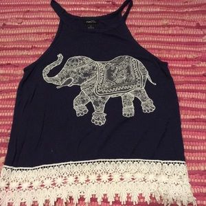 Rue 21 Elephant Tank Top